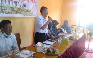 TIM PENGGERAK PKK KECAMATAN SELAKAU ADAKAN  PEMBINAAN PKK DESA SUNGAI NYIRIH.