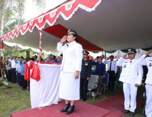 UPACARA HUT KEMERDEKAAN RI KE 77 KEC.SUBAH CUKUP MERIAH.