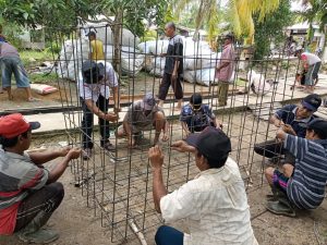 MASYARAKAT DESA MULIA BANGGA DAPAT BANGUNAN 50 BUAH TANGKI SEPITIK SKALA INDUVIDU.