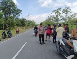 KECELAKAAN LALU LINTAS BERUNTUN DI TELUK KERAMAT MEMAKAN DUA KORBAN MENINGGAL