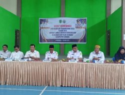 WAKIL BUPATI SAMBAS HADIRI RAKOR PERENCANAAN PEMBANGUNAN DESA KECAMATAN TELUK KERAMAT TA.2026
