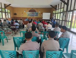 FORKOPIMCAM SEJANGKUNG LAKUKAN RAPAT KOORDINASI BERSAMA KEPALA DESA DUKUNG SWASEMBADA JAGUNG