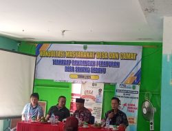 BPD SAYANG SEDAYU LAKSANAKAN KONSULTASI PUBLIK ATAS RANCANGAN PERATURAN DESA HAK INISIATIF BPD TENTANG PENDAPATAN ASLI DESA