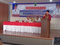 MUSRENBANG RKPD KABUPATEN:  KECAMATAN TELUK KERAMAT JEMBATANI USULAN PRIORITAS DESA DENGAN DAERAH