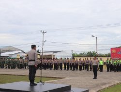 KAPOLRES SAMBAS PIMPIN APEL GELAR PASUKAN OPERASI KEPOLISIAN KEWILAYAHAN LIONG KAPUAS 2026              