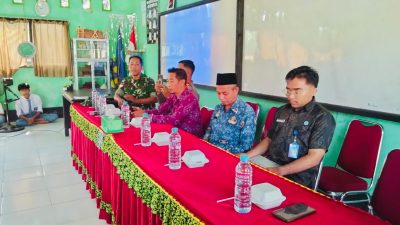 FORKOPIMCAM TELUK KERAMAT HADIRI SOSIALISASI KENAKALAN REMAJA DI SMAN I SEKURA